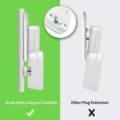 2Gang Plug Adaptor with 2 USB-A, Individually Switched