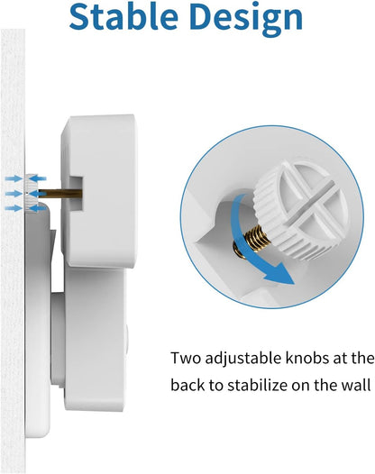 3Gang Plug Adaptor with 3 USB-A, with 180 Degree Rotation Button, Individual Switches, Surge Protected